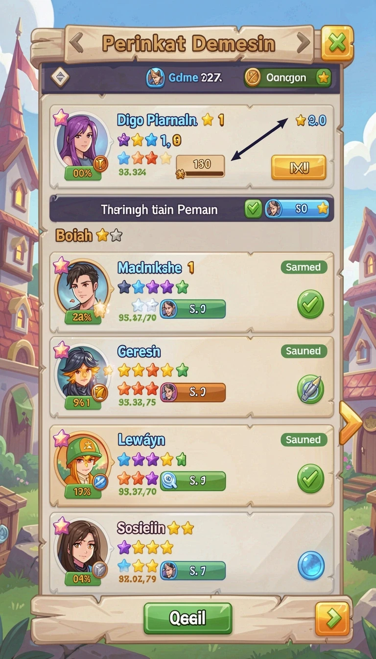 Cuplikan layar menu unduhan cacor78 untuk perangkat Android